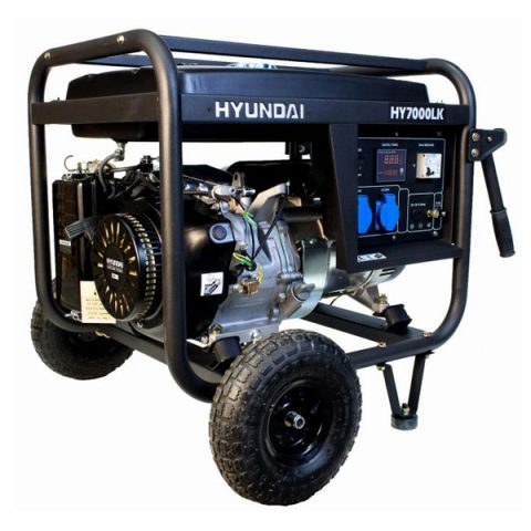 Бензогенератор hyundai hhy7000fe ats