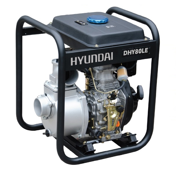DHY80LE Motobomba Hyundai Diesel para Aguas Limpias